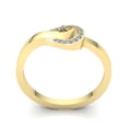 thumbnail image 3 of Natural 0.5carat Round Cut Diamond Ladies Bridal Fancy Anniversary Wedding Band Solid 18K Rose, White or Yellow Gold F VS1, 3 of 3