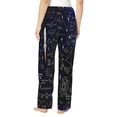 thumbnail image 3 of Goofa Physical Formulas Printed Soft Pajama Pants for Women, Wide Leg Comfy Casual Lounge Yoga Pants-, 3 of 9
