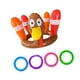 thumbnail image 1 of Sombrero de pavo inflable con 4 anillos, sombrero de juego de lanzamiento, juego divertido para niños suministros de fiesta favores adultos regalos de, 1 of 8