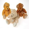 US Toy Stuffed Teddy Bear with Patches, 6.5-Inch, Assorted Colors (Pack of 12)