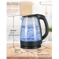 thumbnail image 4 of COMMERCIAL CHEF 1.7L Cordless Glass Kettle, 4 of 4