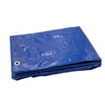 Harpster Tarps 9 ft. x 12 ft. Blue 2.9 oz. Lightweight Economy Polyethylene Tarp 6 Mil