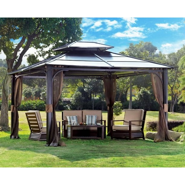 Sunjoy 10 x 12 Chatham Steel Hardtop Gazebo