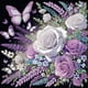 thumbnail image 1 of 5D DIY Con Forma Especial Parcial Mariposa Rosa 30x30cm, 1 of 9