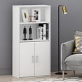 thumbnail image 3 of Librería Furinno Pasir de 4 niveles, color blanco, 3 of 7