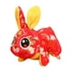 thumbnail image 1 of Adorable conejo de peluche de Año Nuevo chino, muñeco de conejito, decoración para el Festival de Primavera, suave 15 cm rojo, 1 of 9