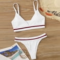 thumbnail image 4 of Aayomet Bikini Sets For Women Swimwear Bikini Women's Split Swimwear The Charm Of Swimsuit Set In Summer,White L, 4 of 5