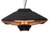 Outsunny 1500W Outdoor Electric Patio Heater Ceiling Lamp with LED and Remote