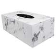 thumbnail image 1 of Luxshiny 1Ud Caja Para Pañuelos De Mármol Con Superficie De Cuero Para Almacenamiento En Casa Y Auto, 1 of 7