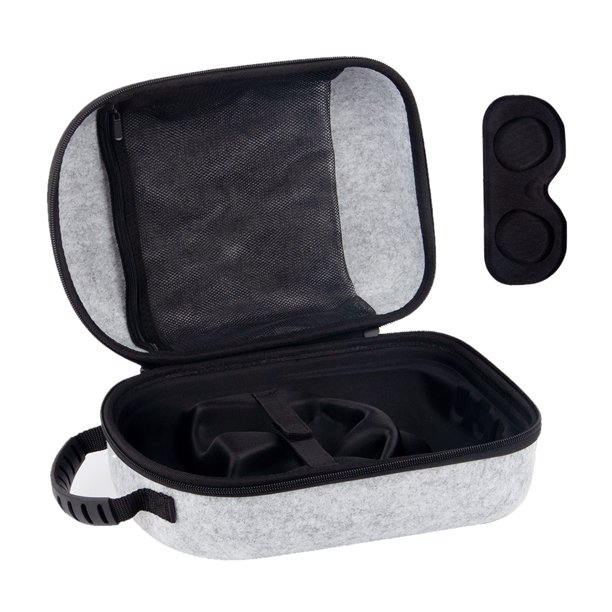 DQrwqpou Estuche Transporte Duro Cubierta Lente VR Almacenamiento Antiarañazos para Meta Quest 3