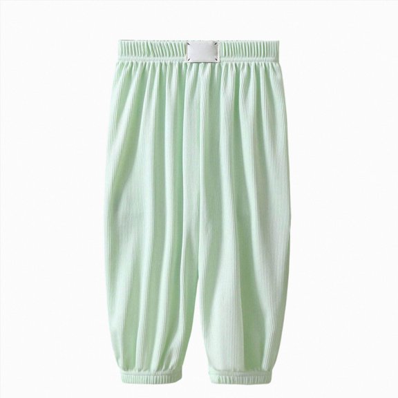 larppty Kids' Breathable Quick Dry Ice Silk Pants,Unisex Loose Anti-Mosquito, Sun Protection, Elastic Waist, Cuffed Ankles