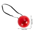 thumbnail image 2 of LED Flashing Nose under $5! Bzdzmqm LED Glowing Red Nose, Flashing Clown Nose Costume Prop, Light Up Nose For Cosplay Parties, Halloween Christmas Decoration, Foam Clown Nose, Party, 2 of 5