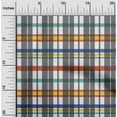 thumbnail image 1 of oneOone Cotton Poplin Fabric Madras Check Printed Craft Fabric BTY 42 Inch Wide, 1 of 4