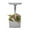 White, variant on Modern Square Cast Aluminum 35-in Bird Bath and Planter Vase Combo