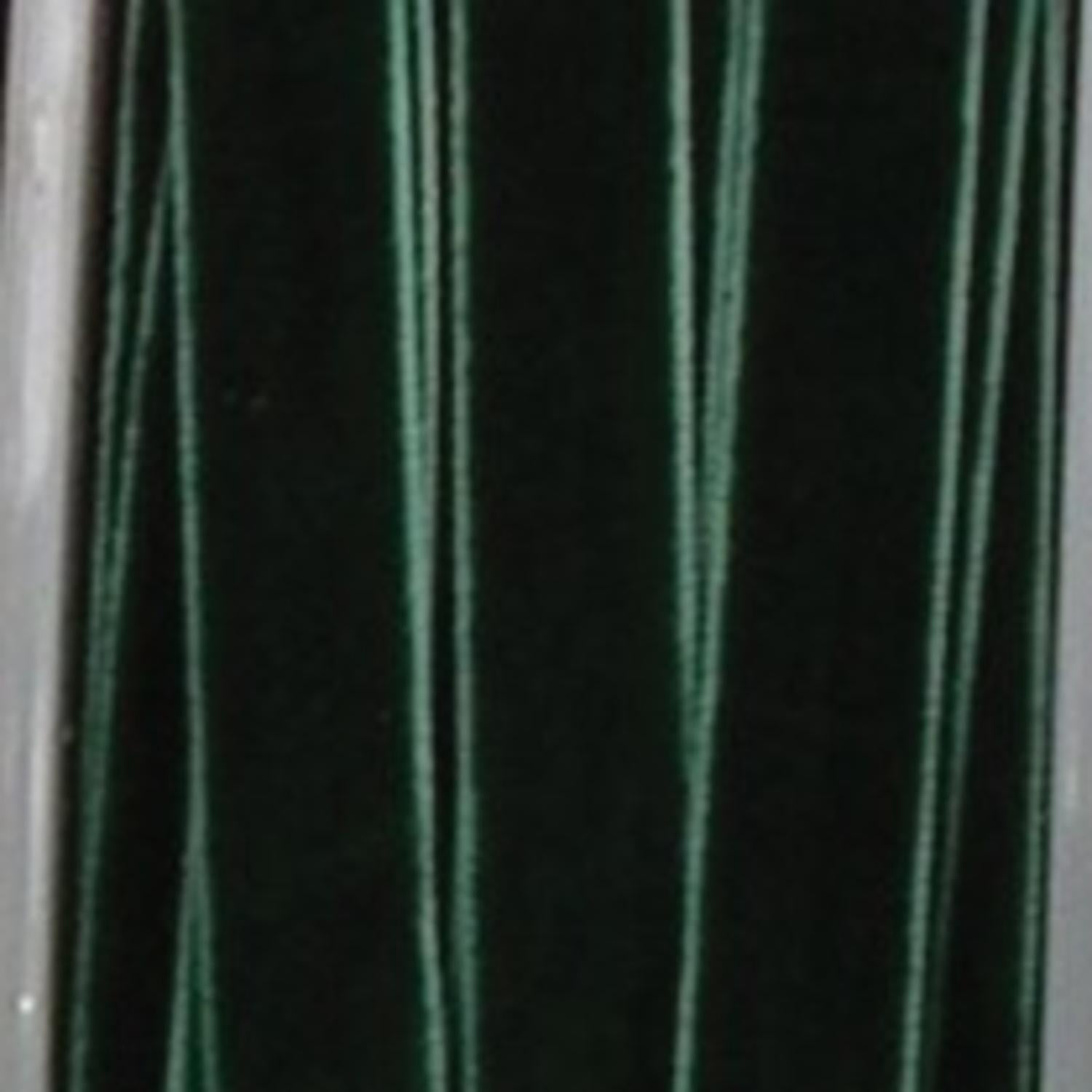 Forest Green Soft Velvet With Woven Edge Decorating Ribbon 3/4" x 44