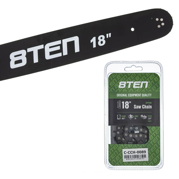 8TEN 18" Chainsaw Bar & Chain .063 13/40 74DL for Stihl Homelite MK1010320