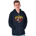 thumbnail image 5 of Popeye North Carolina NC Local State Zip Up Hoodie Men's Women's Brisco Brands S, 5 of 6