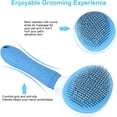 thumbnail image 6 of Cat Grooming Brush,One-Click Hair Removal Comb,Ergonomic Handle, Gentle Deshedding Tool for Cats & Dogs,Effective Fur Cleaning,1pcs., 6 of 7