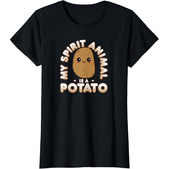 Funny Potato Cute Kawaii My Spirit Animal Is A Potato T-Shirt