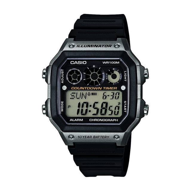 Reloj Casio AE-1300WH-8AVCF con iluminador digital de cuarzo para hombre