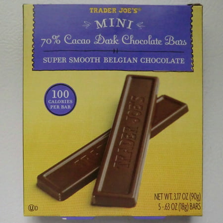 Trader Joe's Mini 70% Cacao Dark Chocolate Bars