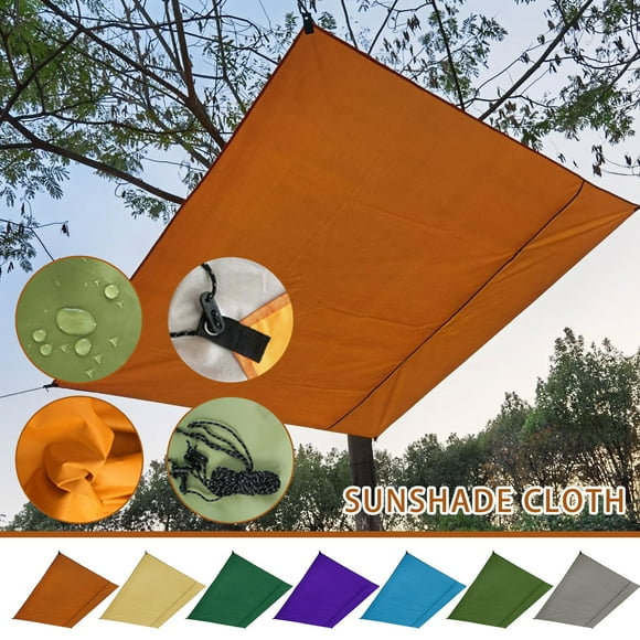 Xihbxyly Voile d'Ombrage Voile d'Ombrage Auvent Extérieur Auvent Multifonctionnel Tapis de Camping Écran Solaire Convient aux Patios et Piscines Extérieurs