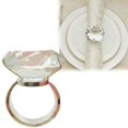 thumbnail image 1 of WRXMIJNHGSA Tableware Under $5 Round Faux Napkin Rings Napkin Ring Holder For Wedding Home Kitchen Dining Table Decor Decor Decor Desk Topper Table Top Decor, 1 of 9