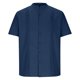 thumbnail image 4 of Ceisia Men's Stand-Collar Cotton-Linen Shirt Summer Loose Casual Short-Sleeve Button-Down Shirt Navy M Gifts, 4 of 6