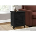thumbnail image 4 of Accent Table - Nightstand - Storage - Side - Lamp - Black Veneer - Transitional, 4 of 4