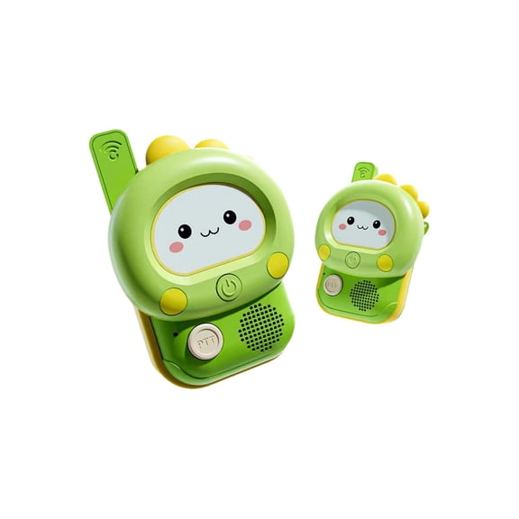 Green Green Kids Walkie Talkies 2 Way Radio Toy Long Range Outdoor Adventure Camping Gear For Boys Girls Birthday