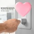 thumbnail image 6 of Valentine's Day Heart Shape Plug-In Night Light – Soft Glow for Bedroom, Living Room, Cozy Decor, Perfect Valentine’s Gift for Her/Him, White, 6 of 8