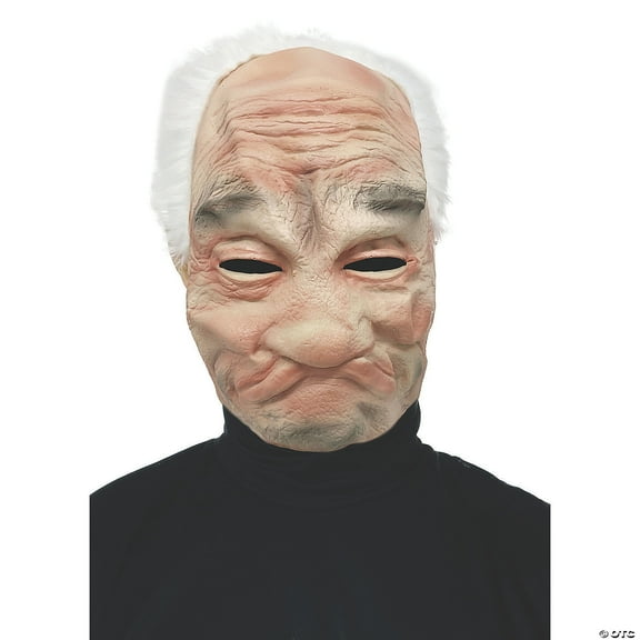 Seasonal Visions Beige Pappy Latex Halloween Costume Mask, for Adult