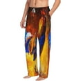 thumbnail image 2 of Bingfone Colorful Rooster Mens All Over Print Sleep Pajama Pants-Medium, 2 of 9