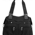 thumbnail image 4 of Waterproof,large Capacity Multi Pocket Nylon Shoulder Bag, Utility Tote Bag With Pockets And Compartments For Women, 4 of 5
