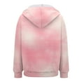 thumbnail image 6 of Hessimy Jacket Sweatshirt Zipper Pocket Coat Solid Fashion Sleeve Women Long Womens Hoodies Essentials Hoodie Black Hoodie Women Blouses Oversized (Pink,XXL), 6 of 6