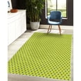 thumbnail image 4 of Polka Dots Decorative Rug, Tiny Little Retro Circles Vintage Style Geometric Round Motifs Composition, Quality Carpet for Bedroom Dorm and Living Room, 6 Sizes, Yellow Green, by Ambesonne, 4 of 4