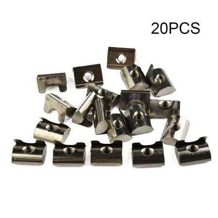 

GDHOME Sliding block with spring folding in for profile 30 40 45 slot 8 10 Thread M6