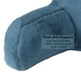thumbnail image 4 of Faux Fur Bed Rest Pillow with Removable Cover, Kerry Blue, 4 of 5