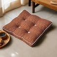 thumbnail image 5 of Clearance Seat Cushions Outdoor, Seat Pad Dining Room Cushions, 16x16 in Chair Pillow Chair Office Cushion, Office Seat Cushion Chair Pillows(Coffee), 5 of 6