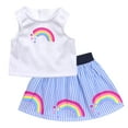 thumbnail image 2 of Sophia's Rainbow Shirt and Striped Skirt for 18" Dolls, Multicolor, 2 of 5