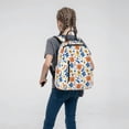 thumbnail image 5 of Naloa Flower Print Lightweight DayBackpack Suitable for school, work, shopping, travel, etc., 5 of 5