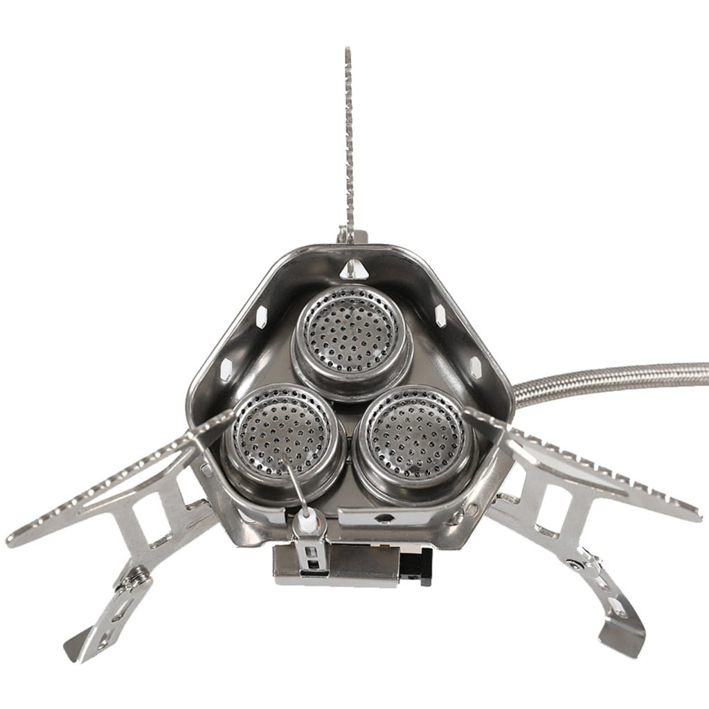 JZROCKER Camping Gas Stove Portable Backpacking Stove Outdoor Strong Fire Stove Cooker