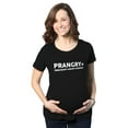 thumbnail image 1 of T-shirt de Maternité Amusant Annonce de Grossesse Révélation Nouvelle Baby Shower (Noir) - m, 1 of 3