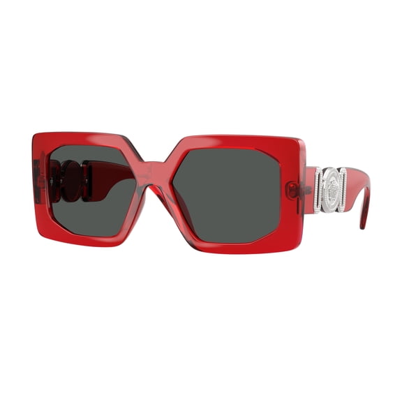 Sunglasses Versace VE 4478 U 550087 Red Transparent Dark Grey