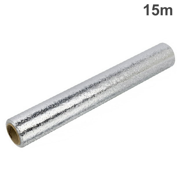 Cocina impermeable a prueba de aceite pegatina papel de aluminio autoadhesivo papel pintado resistente al calor 0,4x15 m Advancent HA000044-05