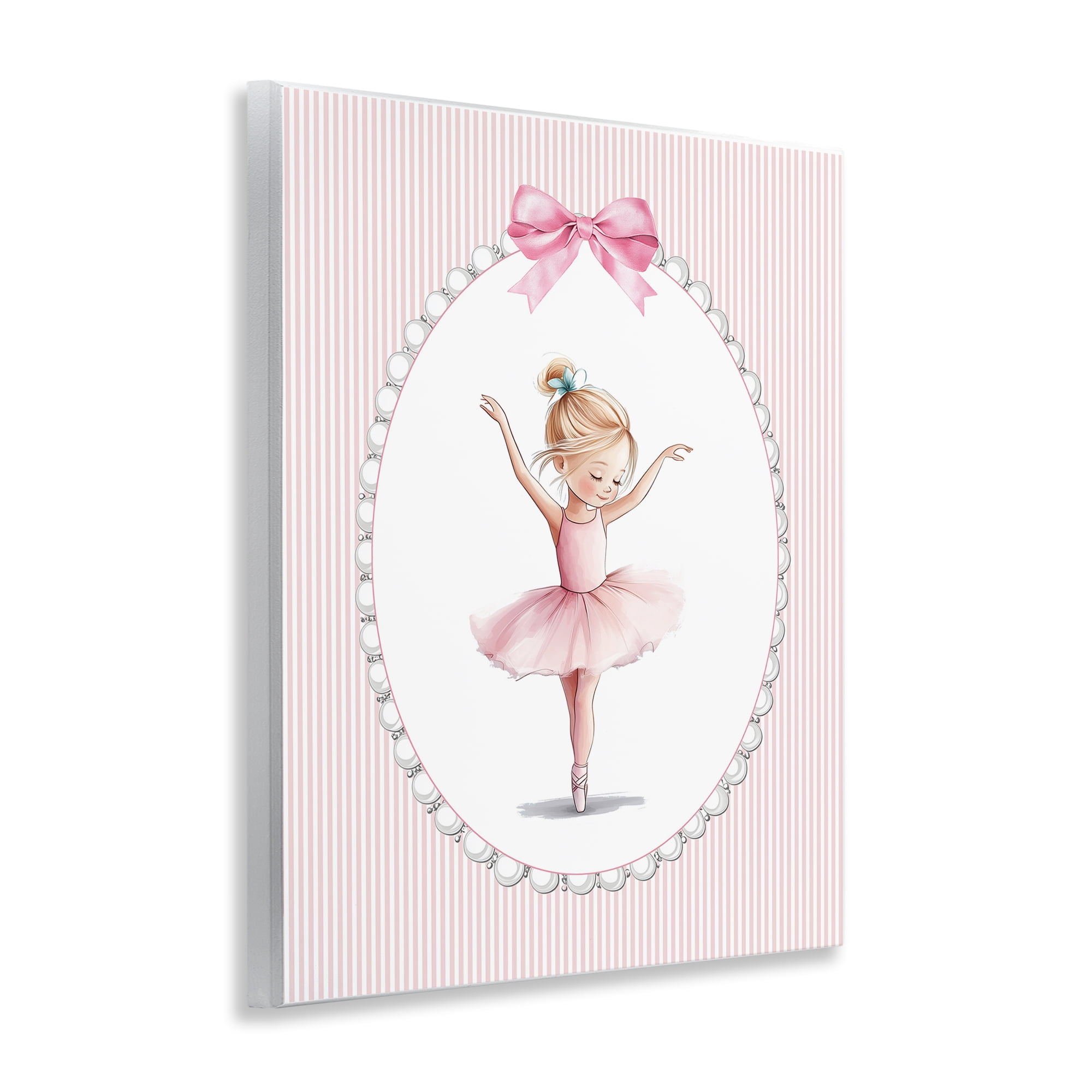 Stupell Industries Dance Pink Ballerina Wall Plaque Art, design by Christine Simpson Art