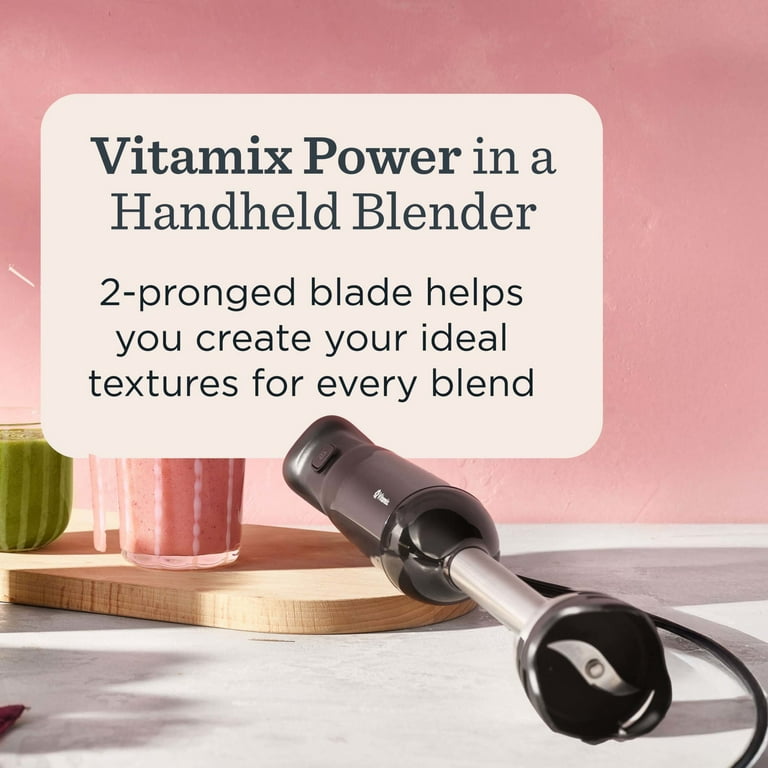 Vitamix 2-Speed Immersion Blender + Whisk Attachment, Black