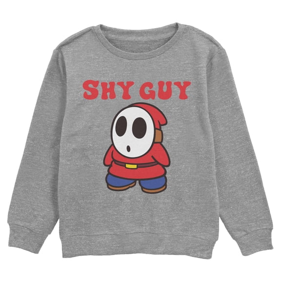 Boys Nintendo Shy Guy Full Shot Name Sweatshirt