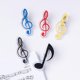 thumbnail image 4 of Crday 10 Piezas Clips de Notas Musicales de plástico Clips de Notas Musicales Clips de Papel Musical Regalo de Libro, 4 of 5