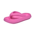 thumbnail image 2 of IEMIEMIEM Women's Cloud Flip Flops Cloud Slides for Women Comfortable Soft Slides Pillow Sandals for Indoor Outdoor Hot Pink 5.5 Wide, 2 of 7